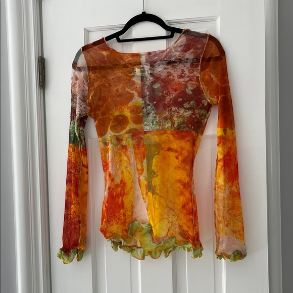 Jean Paul Gaultier Multicolor Long Sleeve Top - Picture 3 of 4